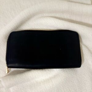 Portland leather black wallet